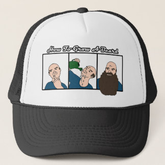 HOW TO GROW A BEARD TRUCKER HAT