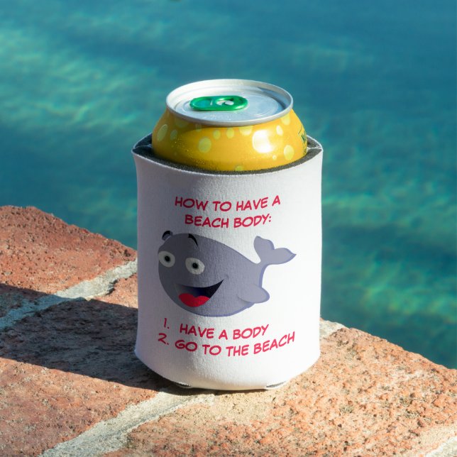 How to have a beach body, funny summer can cooler (In Situ Pool)
