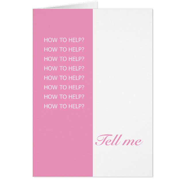 © How To Help (Front)