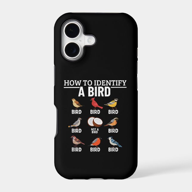How To Identify A Bird Funny Bird Watching (Back)