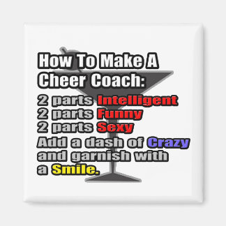 How To Make a Cheer Coach Magnet