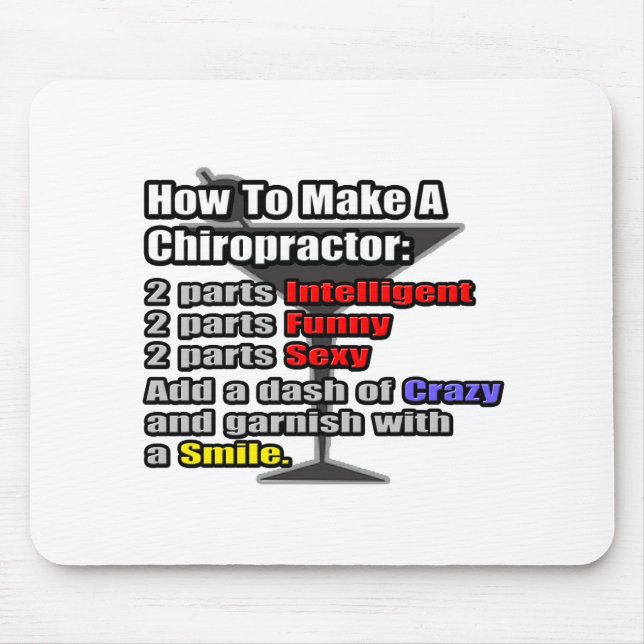 How To Make a Chiropractor Mouse Pad (Front)