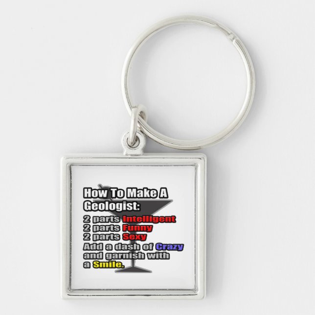 How To Make a Geologist Key Ring (Front)