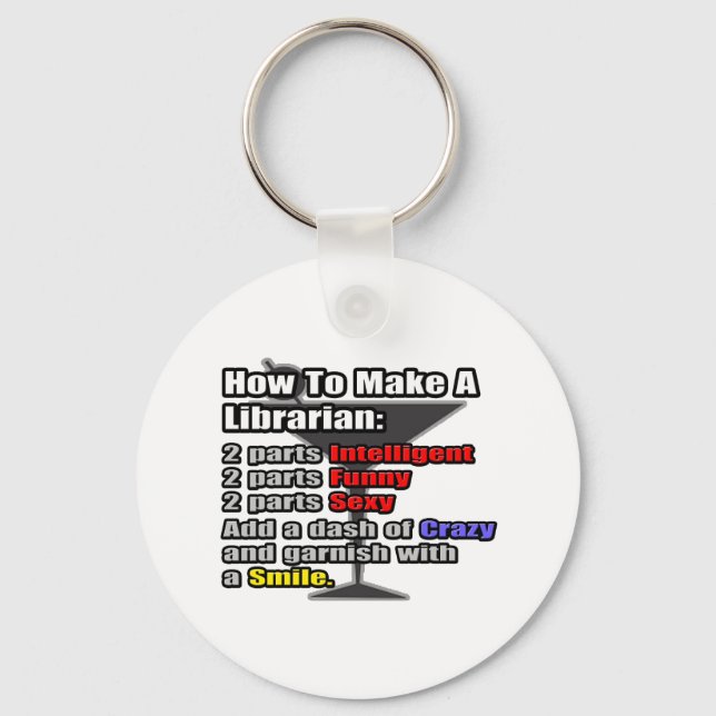 How To Make a Librarian Key Ring (Front)