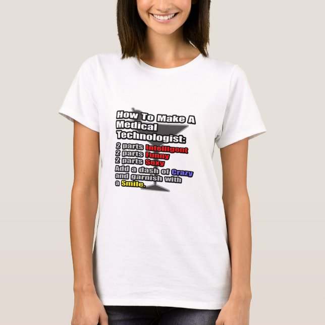 How To Make a Medical Technologist T-Shirt (Front)