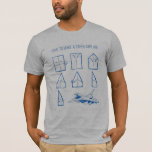 How to Make a Paper Aeroplane Graphic Tee<br><div class="desc">Channel your inner,  humourous geek with this hand-illustrated instructions on how to make a paper aeroplane... with a funny plot twist at the end.</div>