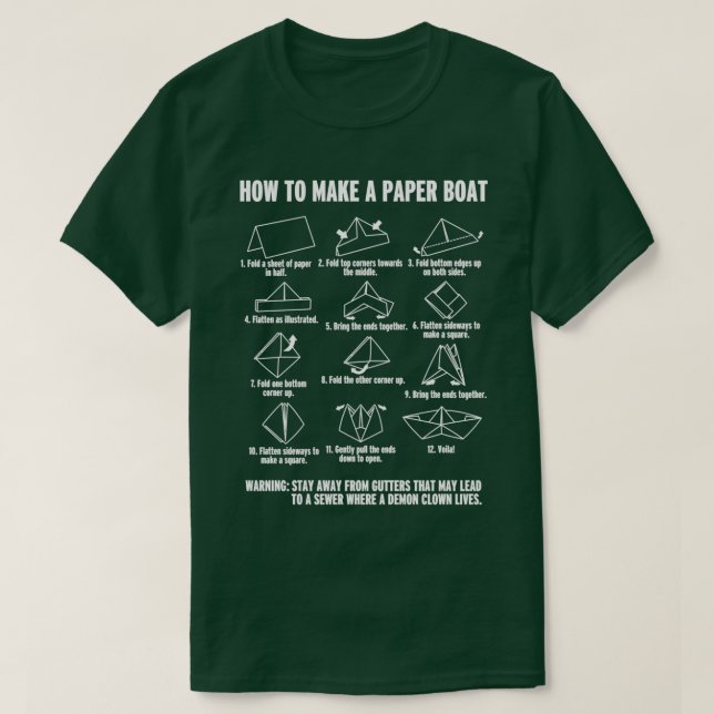 How to make a Paperboat T-Shirt (Design Front)