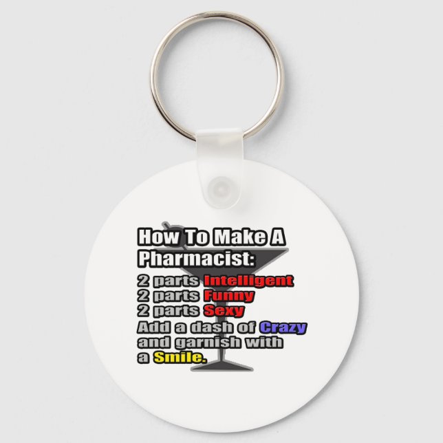 How To Make a Pharmacist Key Ring (Front)