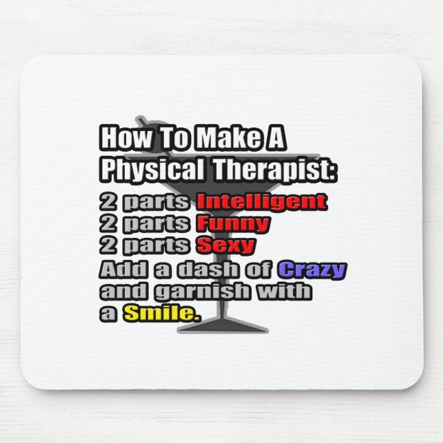 How To Make a Physical Therapist Mouse Pad (Front)