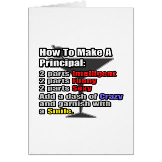 How To Make a Principal