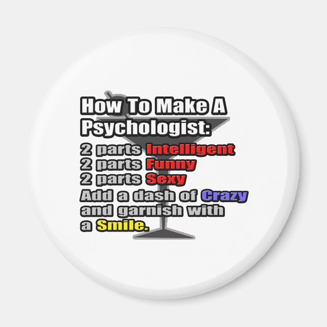 How To Make a Psychologist Magnet (Front)