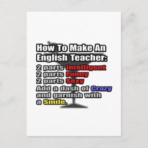 How To Make an English Teacher Postcard