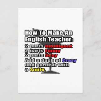 How To Make an English Teacher Postcard