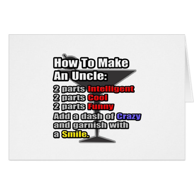 How To Make an Uncle (Front Horizontal)