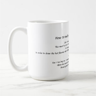 "How to make the perfect cup of tea" mug
