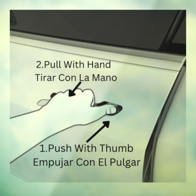 How to Open a Tesla Model 3 or Tesla Model Y Door  (Sheet 3)