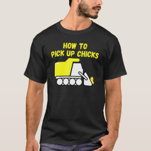 How To Pick Up Chicks Mens Cute Chicken Kids T-Shirt