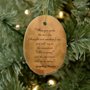 How To Pray Gospel Of Thomas Ceramic Tree Decoration