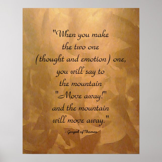 How To Pray Gospel Of Thomas Poster (Front)