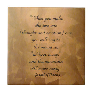 How To Pray Gospel Of Thomas Tile