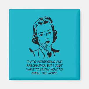 How to Spell the Word Court Reporting Quote Magnet