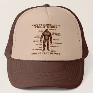 HOW TO SPOT BIGFOOT - Cryptozoology Field Guide Trucker Hat