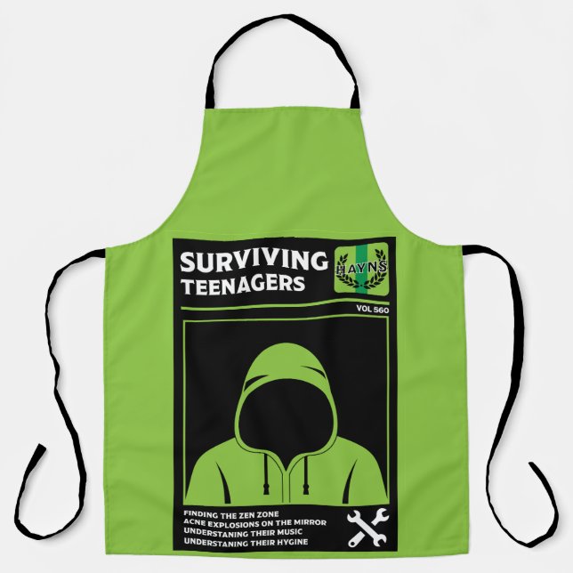 How To Survive Teenagers Apron (Front)