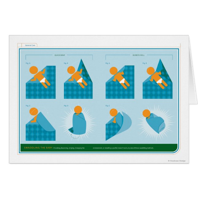How to Swaddle (Front Horizontal)