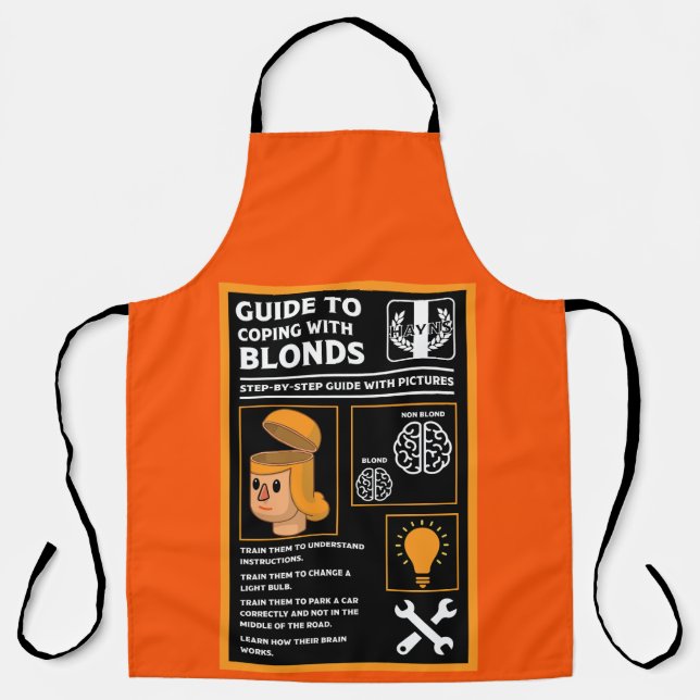 How To Understand Blonds Apron (Front)