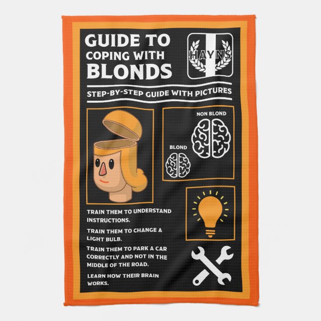 How To Understand Blonds Tea Towel (Vertical)