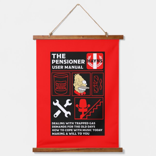 How To Understand Old People Hanging Tapestry (Front)