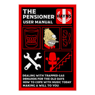 How To Understand Old People Poster