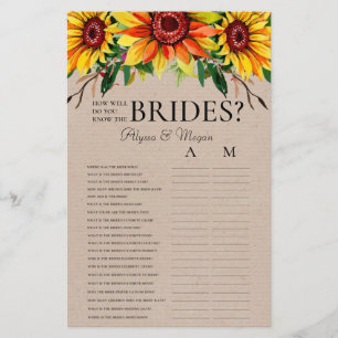 How Well Do You Know The Brides Sunflowers LGBTQ