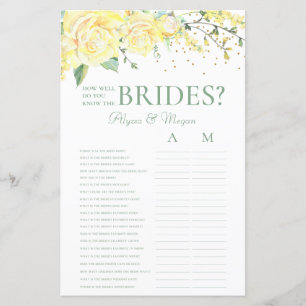 How Well Do You Know The Brides Yellow Roses LGBTQ