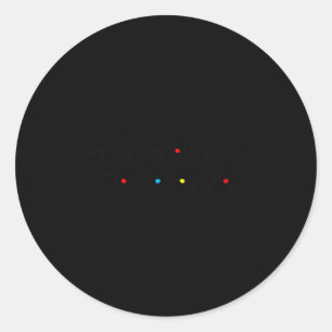 How You Doin_ Funny Premium Tri-blend Classic Round Sticker