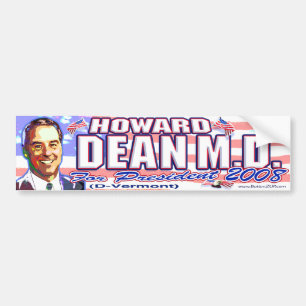 Howard Dean '08 Bumper Sticker