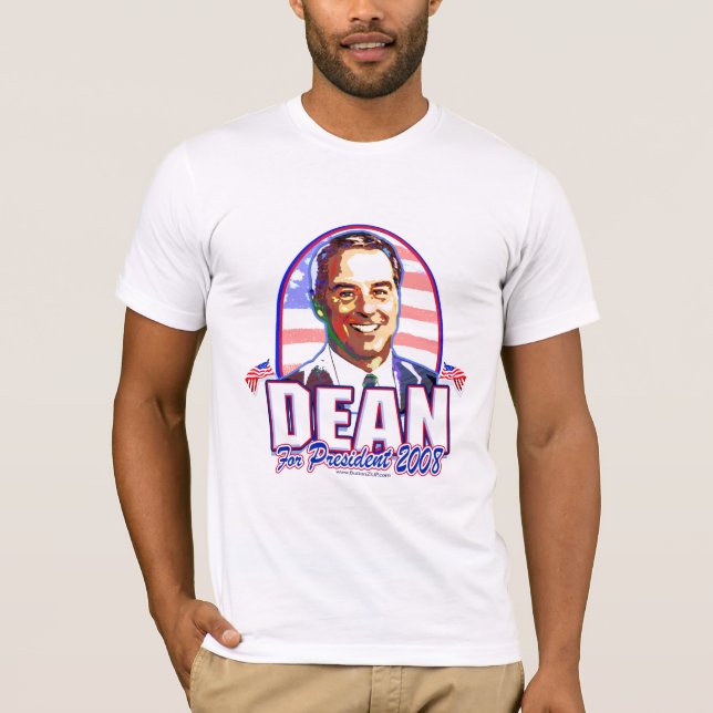 Howard Dean For President Shirt  (Front)