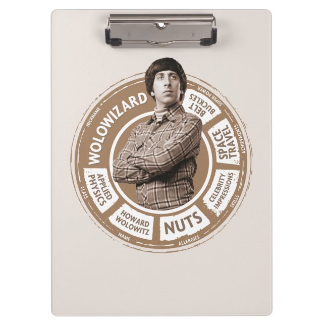 Howard Info Graphic Clipboard (Front)