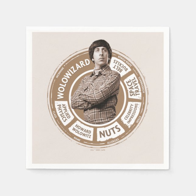 Howard Info Graphic Napkin (Front)