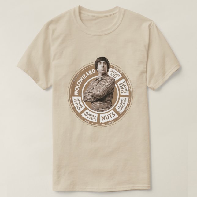 Howard Info Graphic T-Shirt (Design Front)