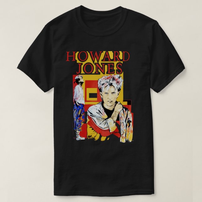 HOWARD JONES Vintage 80s T-Shirt (Design Front)