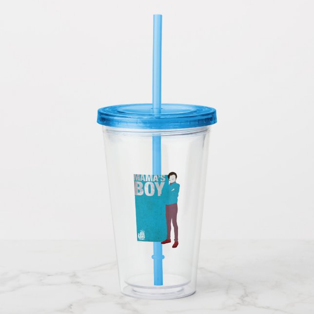 Howard | Mama's Boy Acrylic Tumbler (Front)