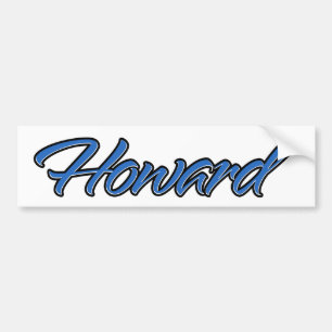 Howard Name blue sticker sticker auto sticker