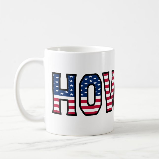 Howard Name First Name USA stylish cup of coffee c (Left)
