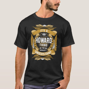 HOWARD Name, HOWARD family name crest T-Shirt