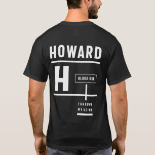Howard Personalised Name Birthday Gift T-Shirt