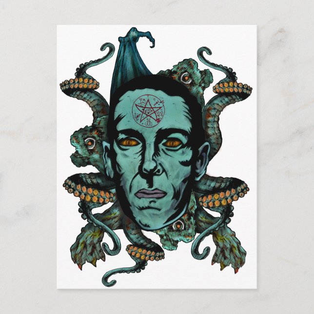 Howard Phillips Lovecraft Postcard (Front)