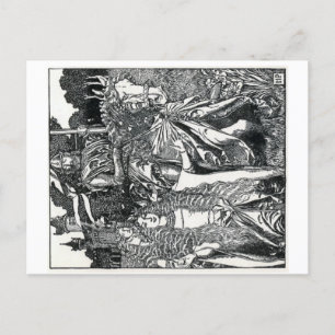 Howard Pyles "King Arthur" Postcard
