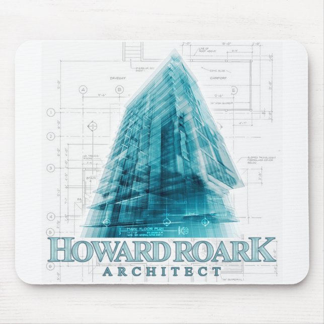 Howard Roark Architect Mouse Pad (Front)