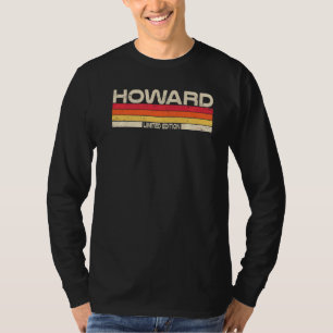 Howard Surname Birthday Family Reunion 80s 90s Sun T-Shirt